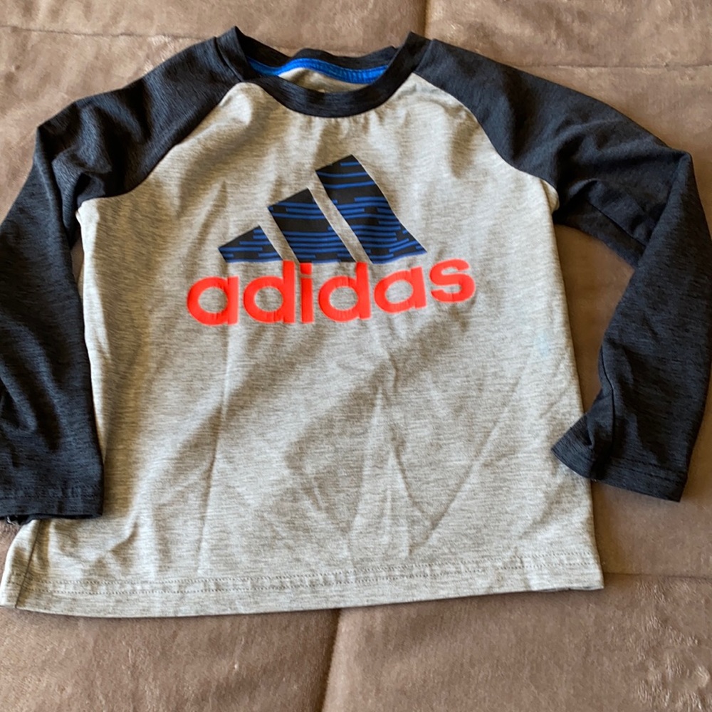 Boys Adidas long Sleeve athletic top